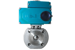 Краны межфланцевые нержавеющие с электроприводом AC 24V