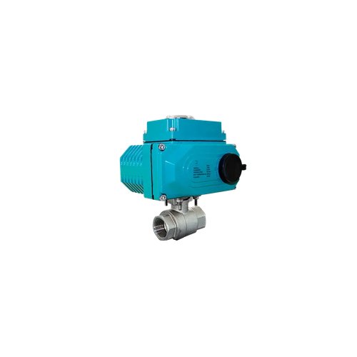 Кран шаровый муфтовый (2PC), AISI304 DN15 (1/2"), с электроприводом AC 220V (С-03)