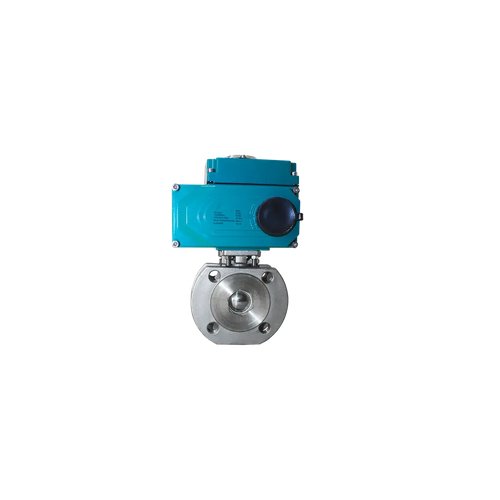 Кран шаровый межфланцевый, AISI304 DN15 (1/2"), с электроприводом AC 24V (C-03)