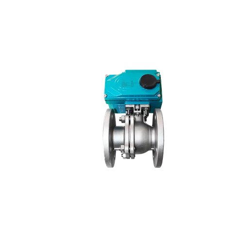 Кран шаровый фланцевый (2PC), AISI304 DN25 (1"), с электроприводом AC 24V (C-03)