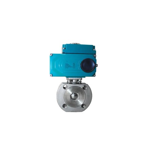 Кран шаровый межфланцевый, AISI304 DN25 (1"), с электроприводом AC 24V (C-03)