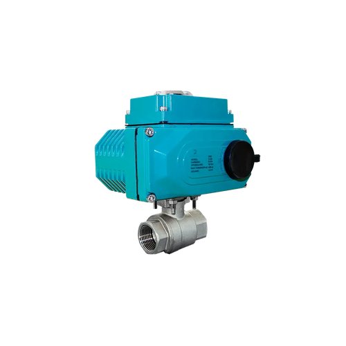Кран шаровый муфтовый (2PC), AISI304 DN32 (1_1/4"), с электроприводом AC 220V (С-05)