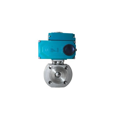 Кран шаровый межфланцевый, AISI304 DN32 (1_1/4"), с электроприводом AC 24V (С-05)