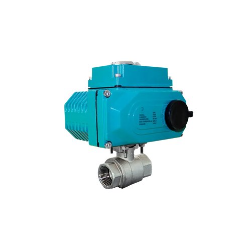 Кран шаровый муфтовый (2PC), AISI304 DN40 (1_1/2"), с электроприводом AC 220V (С-05)