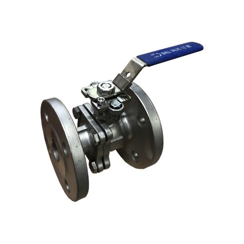Кран шаровый фланцевый под привод нержавеющий (2PC), AISI304 DN32 (1_1/4"), (CF8), PN16