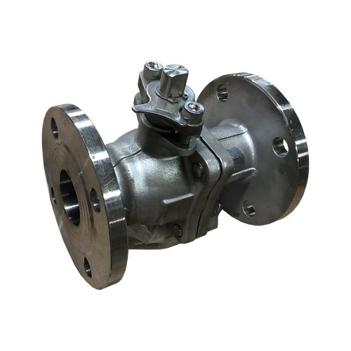 Кран шаровый фланцевый двусоставной нержавеющий (2PC), AISI304 DN50 (2"), (CF8), PN16