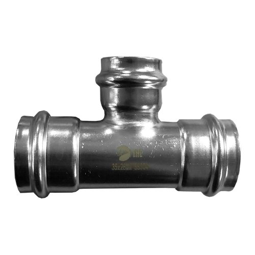 Пресс-тройник нержавеющий, AISI304 35mm x 28mm x 35mm, CF8, PN16