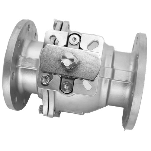 Кран шаровый фланцевый двусоставной нержавеющий (2PC), AISI304 DN 150 (6"), (CF8), PN16