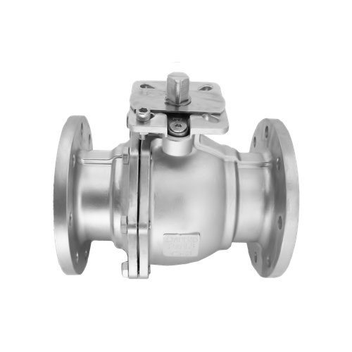 Кран шаровый фланцевый двусоставной нержавеющий (2PC), AISI304 DN65 (2_1/2"), (CF8), PN16