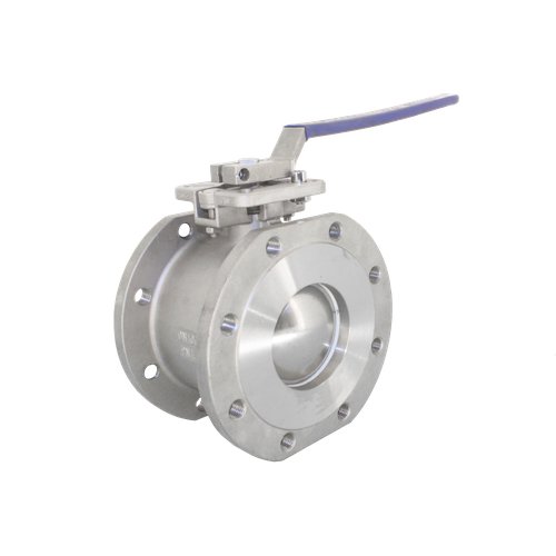 Кран шаровый межфланцевый под привод нержавеющий (1PC), AISI304 DN65 (2_1/2"), (CF8), PN16
