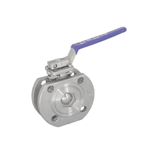 Кран шаровый межфланцевый под привод нержавеющий (1PC), AISI304 DN32 (1_1/4"), (CF8), PN16