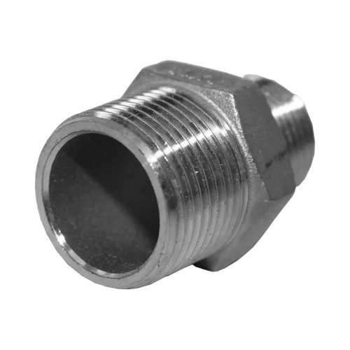 Ниппель резьбовой переходной нержавеющий,  AISI304 DN20 х DN15 (3/4" х 1/2"), (CF8), PN16