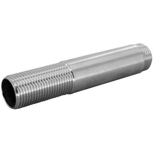 Сгон резьбовой нержавеющий, AISI304 DN15 (1/2"), (CF8), PN16