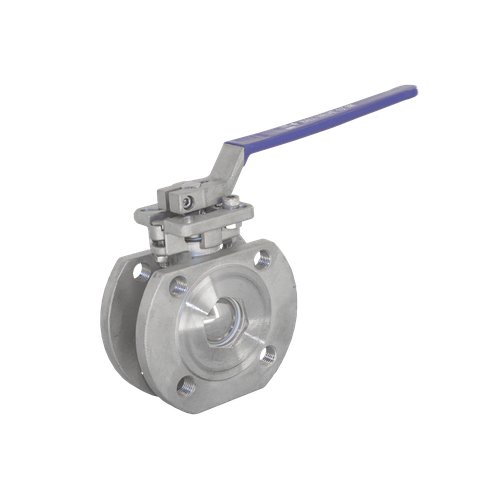Кран шаровый межфланцевый под привод нержавеющий (1PC), AISI304 DN40 (1_1/2"), (CF8), PN16