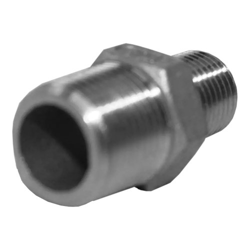 Ниппель резьбовой переходной нержавеющий,  AISI304 DN10 х DN8 (3/8" х 1/4"), (CF8), PN16