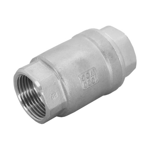 Обратный клапан муфтовый прямой нержавеющий, AISI304 DN25 (1"), (CF8), PN64