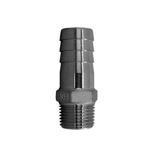 Штуцер елочка нержавеющий, AISI304 DN20 x 20mm (3/4" x 20mm), (CF8), PN16