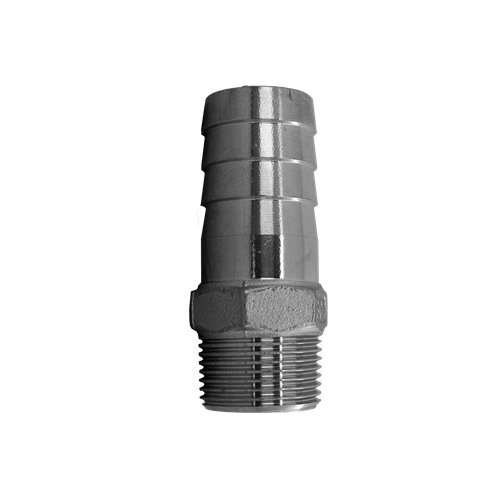 Штуцер елочка нержавеющий, AISI304 DN25 x 25mm (1" x 25mm), (CF8), PN16