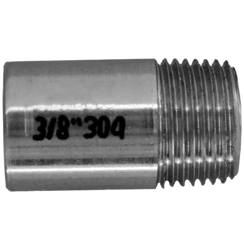 Ниппель приварной нержавеющий, AISI304 DN10 (3/8"), (CF8), PN16