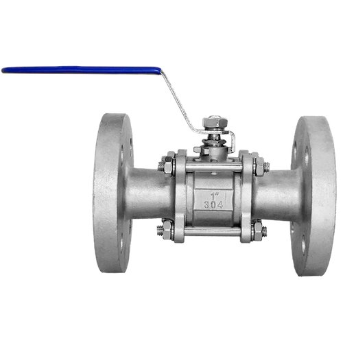 Кран шаровый фланцевый трехсоставной нержавеющий (3PC), AISI304 DN25 (1"), (CF8), PN16