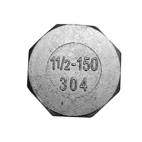 Заглушка Н/Р 6-ти гранная нержавеющая, AISI304 DN40 (1_1/2"), (CF8), PN16