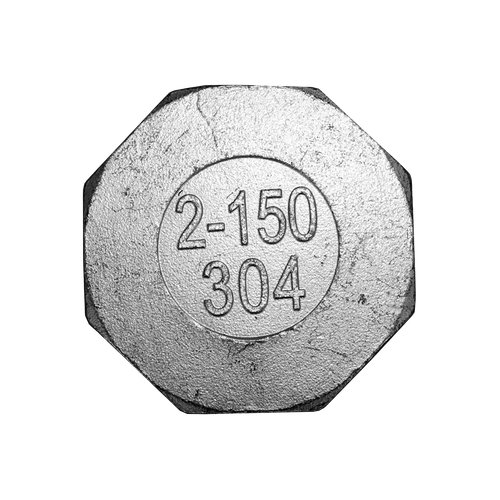 Заглушка Н/Р 6-ти гранная нержавеющая, AISI304 DN50 (2"), (CF8), PN16