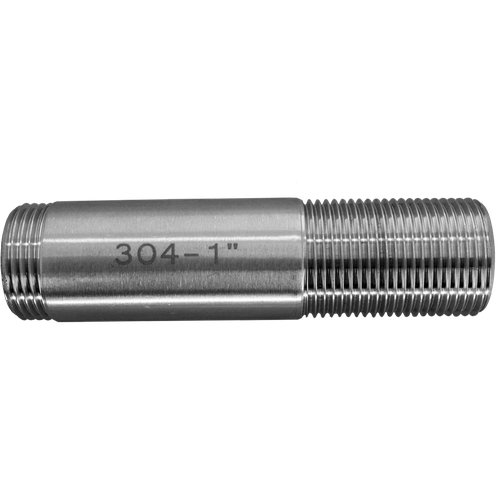 Сгон резьбовой нержавеющий, AISI304 DN25 (1"), (CF8), PN16