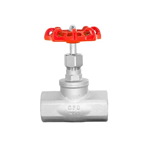 Вентиль запорный муфтовый нержавеющий, AISI304 DN32 (1_1/4"), (CF8), PN40