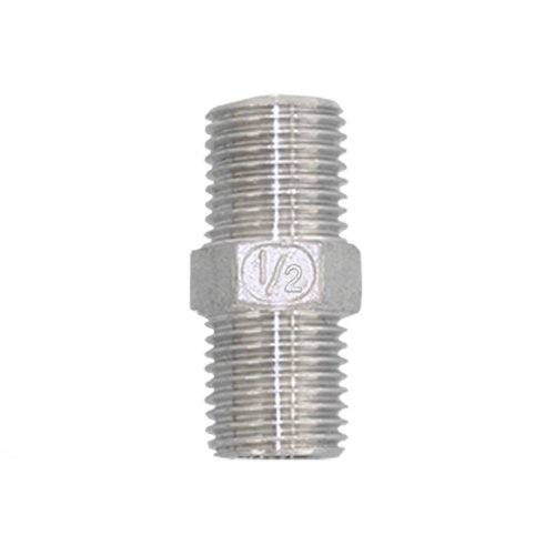 Ниппель резьбовой нержавеющий, AISI304 DN15 (1/2"), (CF8), PN16