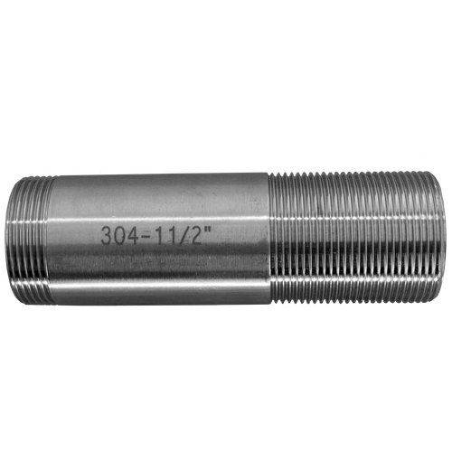Сгон резьбовой нержавеющий, AISI304 DN40 (1_1/2"), (CF8), PN16