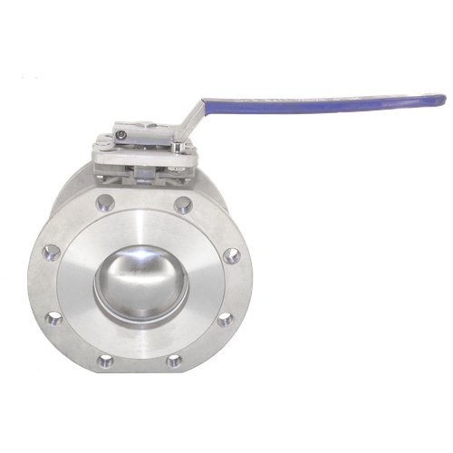 Кран шаровый межфланцевый нержавеющий (1PC), AISI304 DN 150 (6"), (CF8), PN16