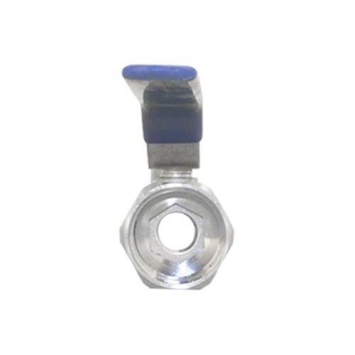 Кран шаровый муфтовый стандартнопроходной нержавеющий (1PC), AISI304 DN50 (2"), (CF8), PN40