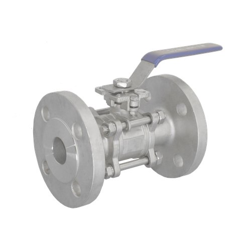Кран шаровый фланцевый под привод нержавеющий (3PC), AISI304 DN65 (2_1/2"), (CF8), PN16