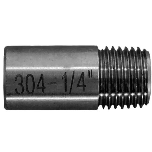 Ниппель приварной нержавеющий, AISI304 DN 8 (1/4"), (CF8), PN16