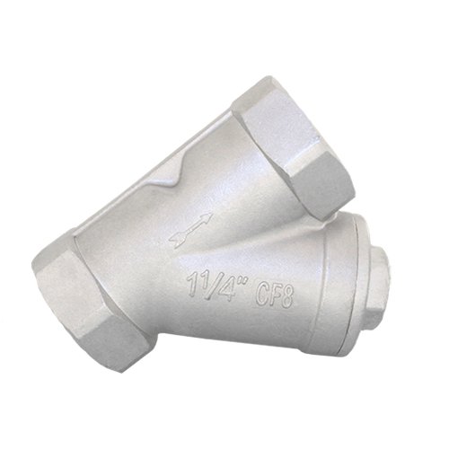 Фильтр муфтовый Y-тип нержавеющий, AISI304 DN32 (1_1/4"), (CF8), PN40