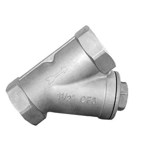 Фильтр муфтовый Y-тип нержавеющий, AISI304 DN40 (1_1/2"), (CF8), PN16