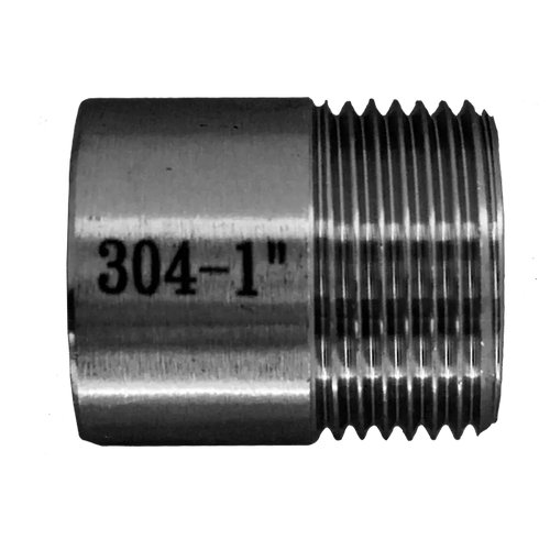 Ниппель приварной нержавеющий, AISI304 DN25 (1"), (CF8), PN16