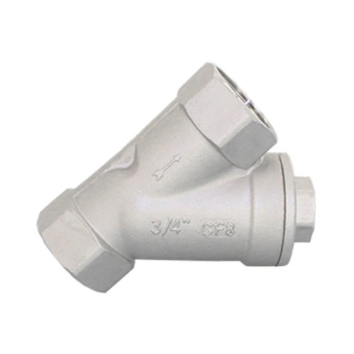 Обратный клапан муфтовый Y-тип нержавеющий, AISI304 DN20 (3/4"), (CF8), PN64
