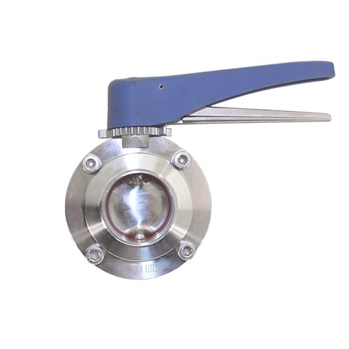 Затвор дисковый приварной нержавеющий, AISI304 DN65 (2_1/2"), (CF8), PN10