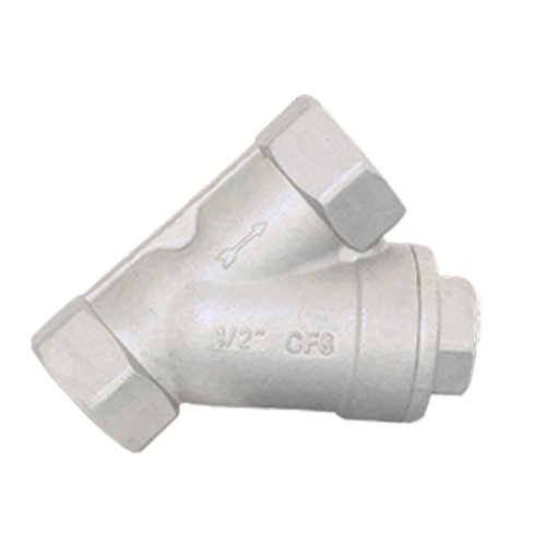 Обратный клапан муфтовый Y-тип нержавеющий, AISI304 DN15 (1/2"), (CF8), PN64