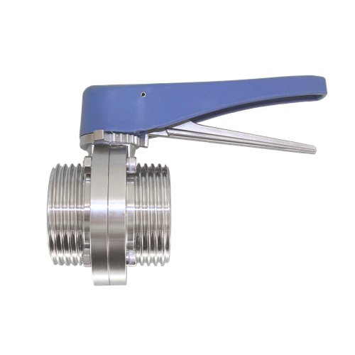 Затвор дисковый резьбовой нержавеющий, AISI304 DN65 (2_1/2"), (CF8), PN10