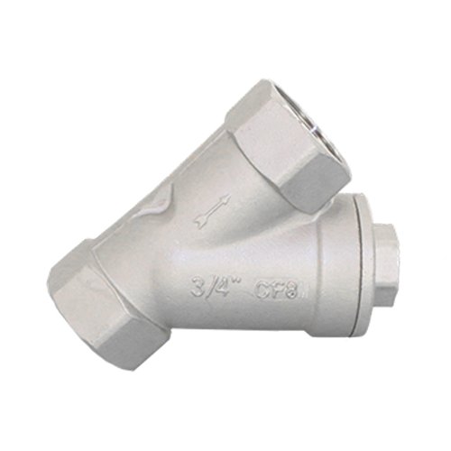 Обратный клапан муфтовый Y-тип нержавеющий, AISI316 DN20 (3/4"), (CF8M), PN64