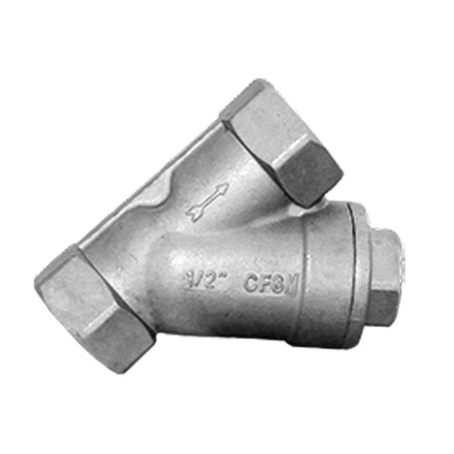 Фильтр муфтовый Y-тип нержавеющий, AISI304 DN15 (1/2"), (CF8), PN16