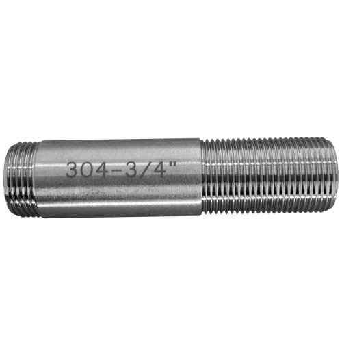 Сгон резьбовой нержавеющий, AISI304 DN20 (3/4"), (CF8), PN16