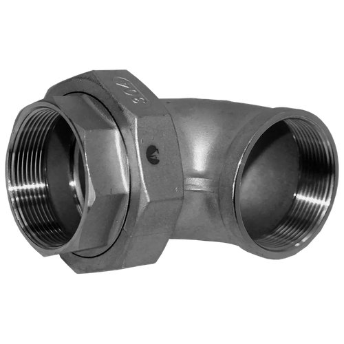 Американка угловая вр/вр нержавеющая, AISI304 DN50 (2"), (CF8), PTFE, PN16