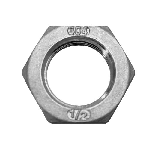 Контргайка 6-гранная нержавеющая, AISI304 DN15 (1/2"), (CF8), PN16