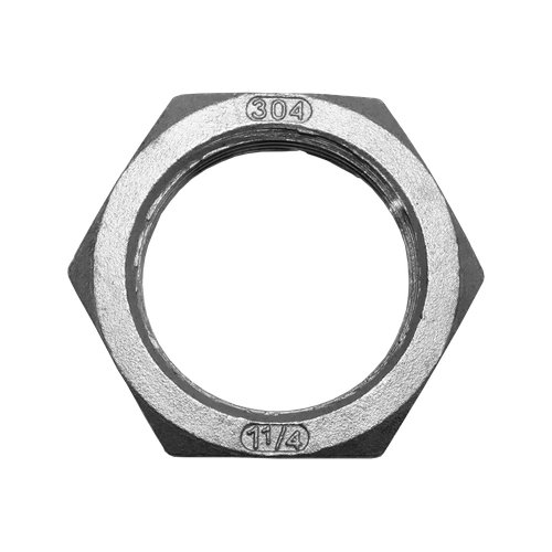 Контргайка 6-гранная нержавеющая, AISI304 DN32 (1_1/4"), (CF8), PN16