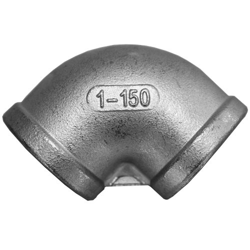 Отвод резьбовой вр/вр нержавеющий, AISI304 DN25 (1"), (CF8), PN16