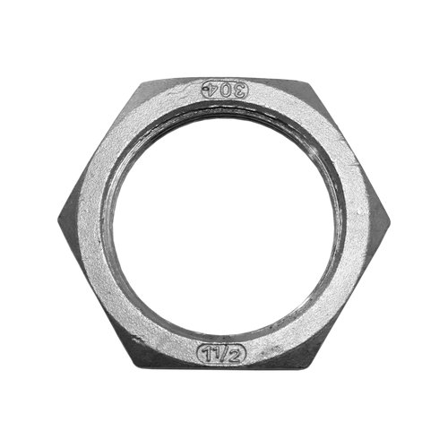 Контргайка 6-гранная нержавеющая, AISI304 DN40 (1_1/2"), (CF8), PN16