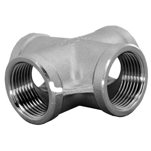 Крестовина нержавеющая, AISI304 DN20 (3/4"), (CF8), PN16